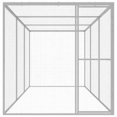 vidaXL cage pour chat Acier