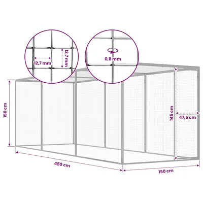 vidaXL cage pour chat Acier vidaXL cage pour chat Acier