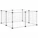 vidaXL cage pour animaux de compagnie Acier