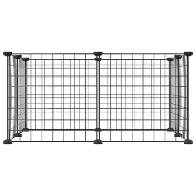 vidaXL cage pour animaux de compagnie Acier