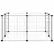 vidaXL cage pour animaux de compagnie Acier