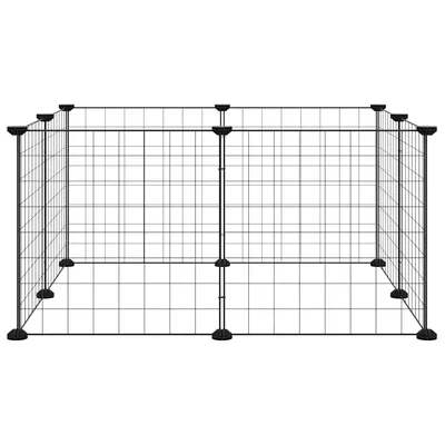 vidaXL cage pour animaux de compagnie Acier