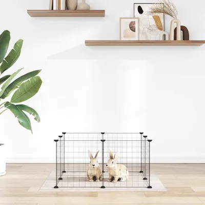 vidaXL cage pour animaux de compagnie Acier vidaXL cage pour animaux de compagnie Acier