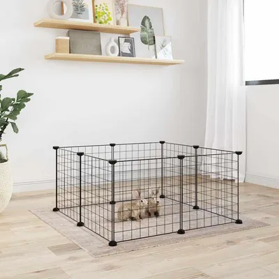 vidaXL cage pour animaux de compagnie Acier