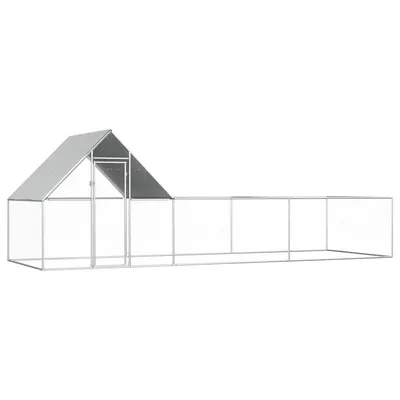 vidaXL poulailler Acier