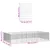 vidaXL enclos pour animaux Fer