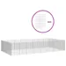 vidaXL enclos pour animaux Fer