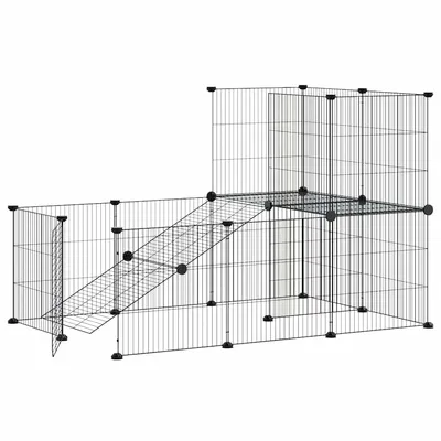 vidaXL cage pour animaux de compagnie Acier
