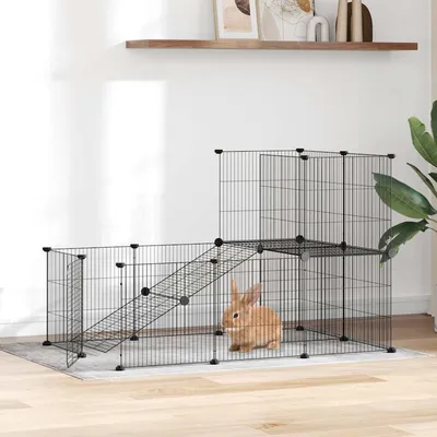 vidaXL cage pour animaux de compagnie Acier vidaXL cage pour animaux de compagnie Acier