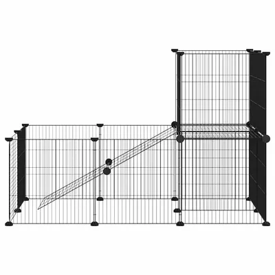 vidaXL cage pour animaux de compagnie Acier vidaXL cage pour animaux de compagnie Acier