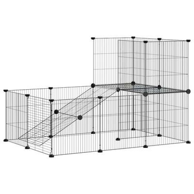 vidaXL cage pour animaux de compagnie Acier