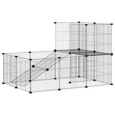 vidaXL cage pour animaux de compagnie Acier vidaXL cage pour animaux de compagnie Acier