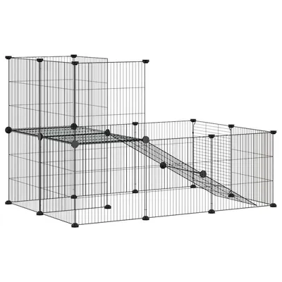 vidaXL cage pour animaux de compagnie Acier