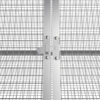 vidaXL cage pour lapins Acier