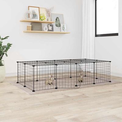vidaXL cage pour animaux de compagnie Acier