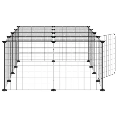 vidaXL cage pour animaux de compagnie Acier