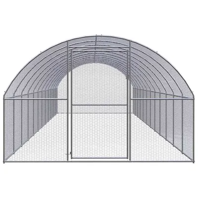 vidaXL poulailler Acier