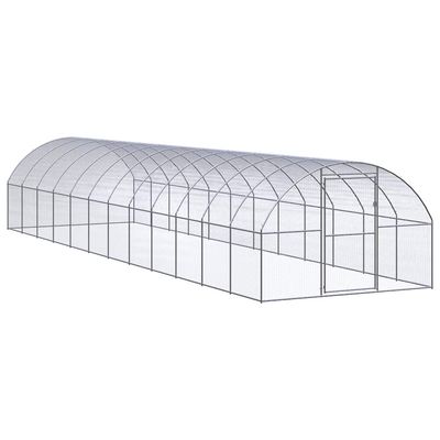 vidaXL poulailler Acier