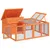 vidaXL clapier Bois de pin