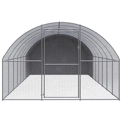 vidaXL poulailler Acier