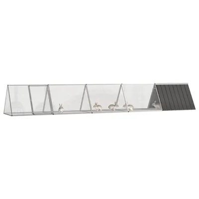 vidaXL cage pour lapins Acier