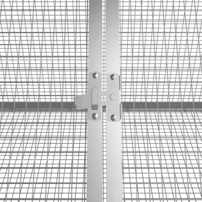 vidaXL cage pour lapins Acier