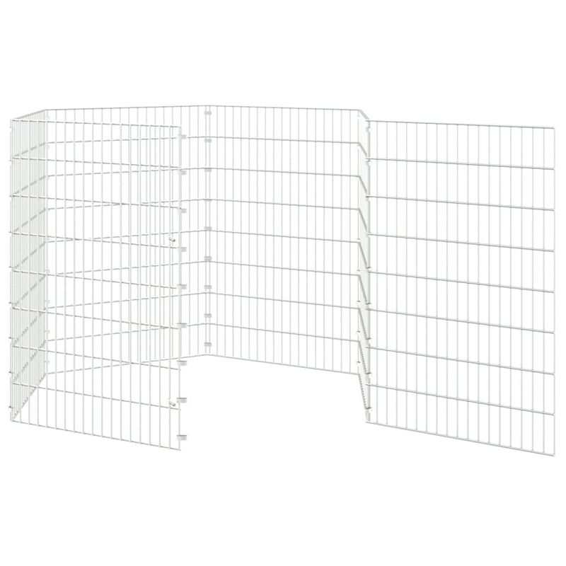 vidaXL enclos pour animaux Fer