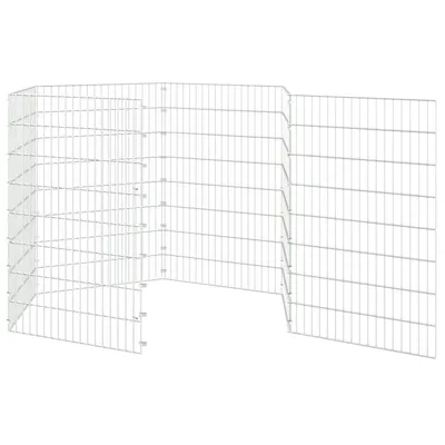 vidaXL enclos pour animaux Fer