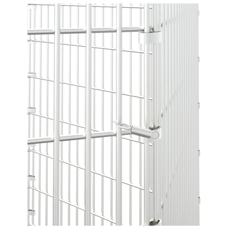 vidaXL enclos pour animaux Fer
