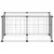 vidaXL cage pour animaux de compagnie Acier