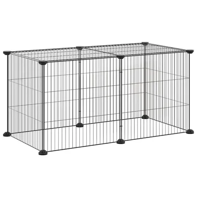 vidaXL cage pour animaux de compagnie Acier vidaXL cage pour animaux de compagnie Acier