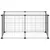 vidaXL cage pour animaux de compagnie Acier