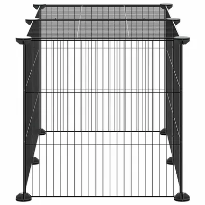 vidaXL cage pour animaux de compagnie Acier