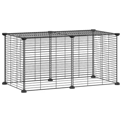 vidaXL cage pour animaux de compagnie Acier