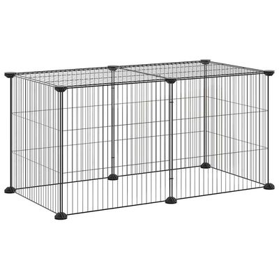 vidaXL cage pour animaux de compagnie Acier