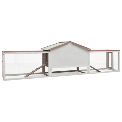 vidaXL clapier pour lapins Bois de pin