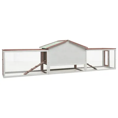 vidaXL clapier pour lapins Bois de pin