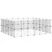 vidaXL cage pour animaux de compagnie Acier