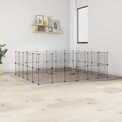 vidaXL cage pour animaux de compagnie Acier