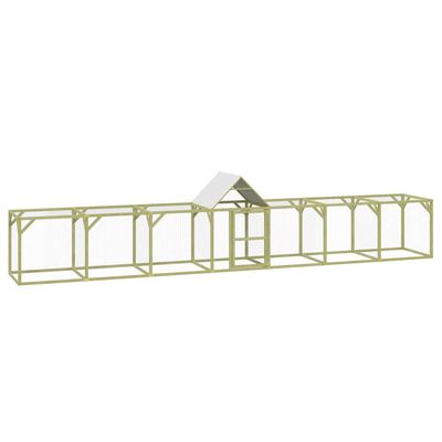 vidaXL poulailler Bois de pin massif