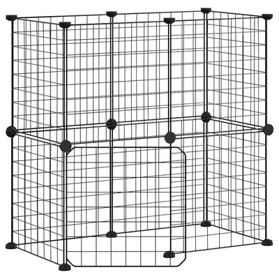 vidaXL cage pour animaux de compagnie Acier