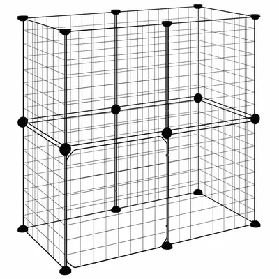 vidaXL cage pour animaux de compagnie Acier vidaXL cage pour animaux de compagnie Acier