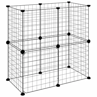 vidaXL cage pour animaux de compagnie Acier