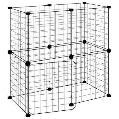 vidaXL cage pour animaux de compagnie Acier vidaXL cage pour animaux de compagnie Acier