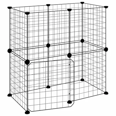 vidaXL cage pour animaux de compagnie Acier vidaXL cage pour animaux de compagnie Acier