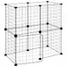vidaXL cage pour animaux de compagnie Acier