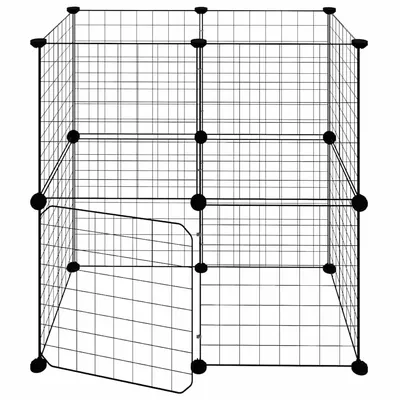 vidaXL cage pour animaux de compagnie Acier vidaXL cage pour animaux de compagnie Acier