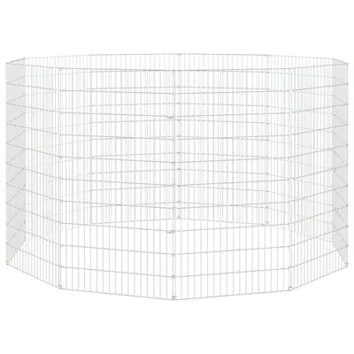 vidaXL enclos pour animaux Fer