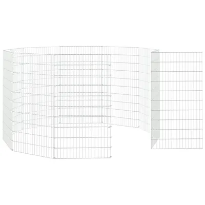 vidaXL enclos pour animaux Fer