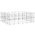 vidaXL cage pour animaux de compagnie Acier vidaXL cage pour animaux de compagnie Acier